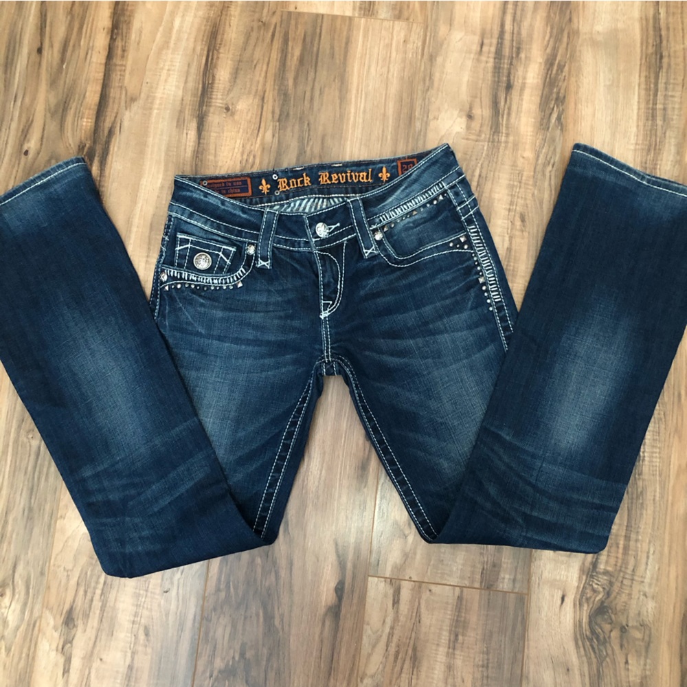 Rock Revival bootcut jeans Women’s Size 28 Mint Condition Low Rise